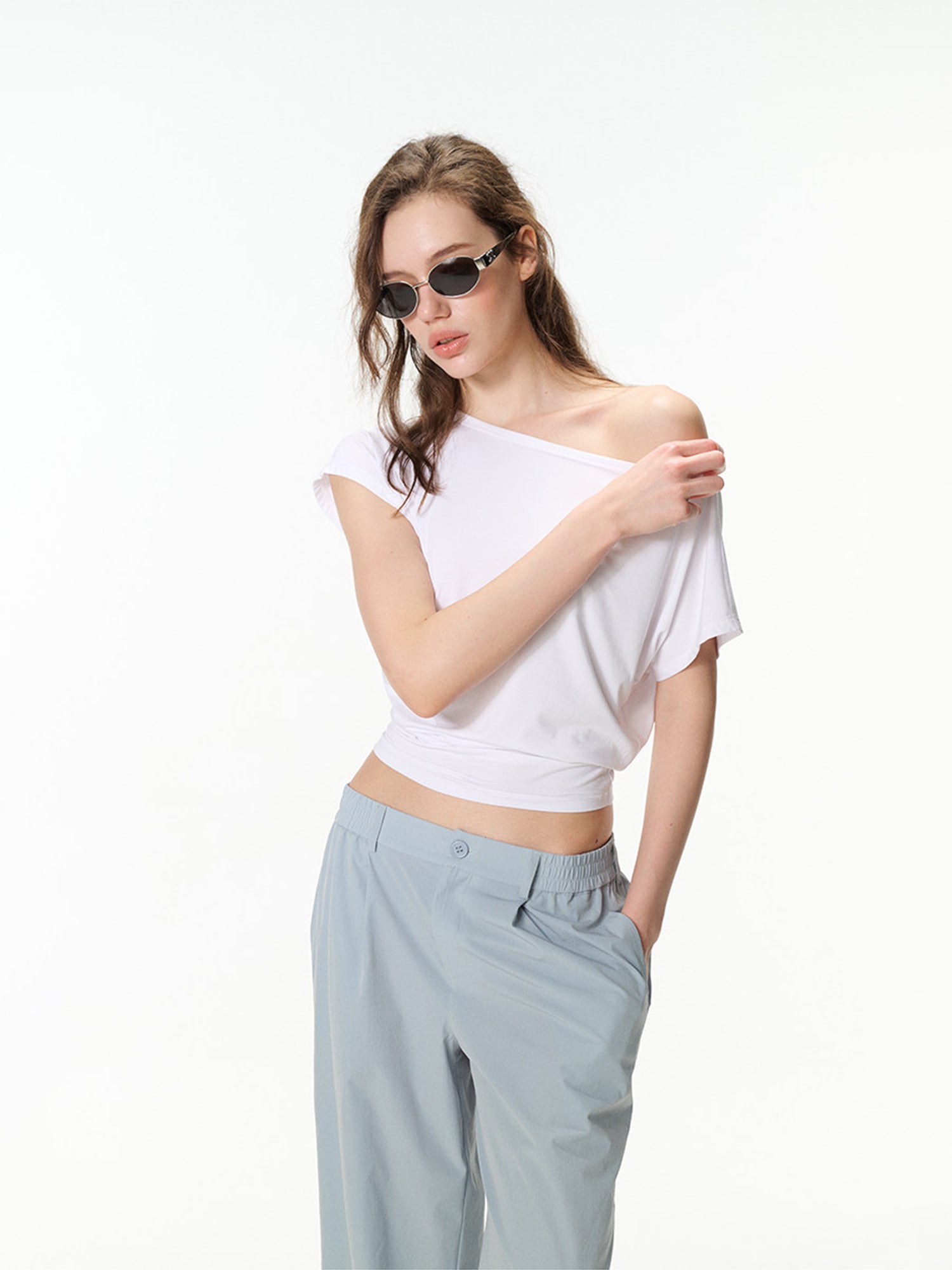 Off-Shoulder Dolman Top