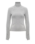 Thermal Roll Turtleneck Long Sleeve Top