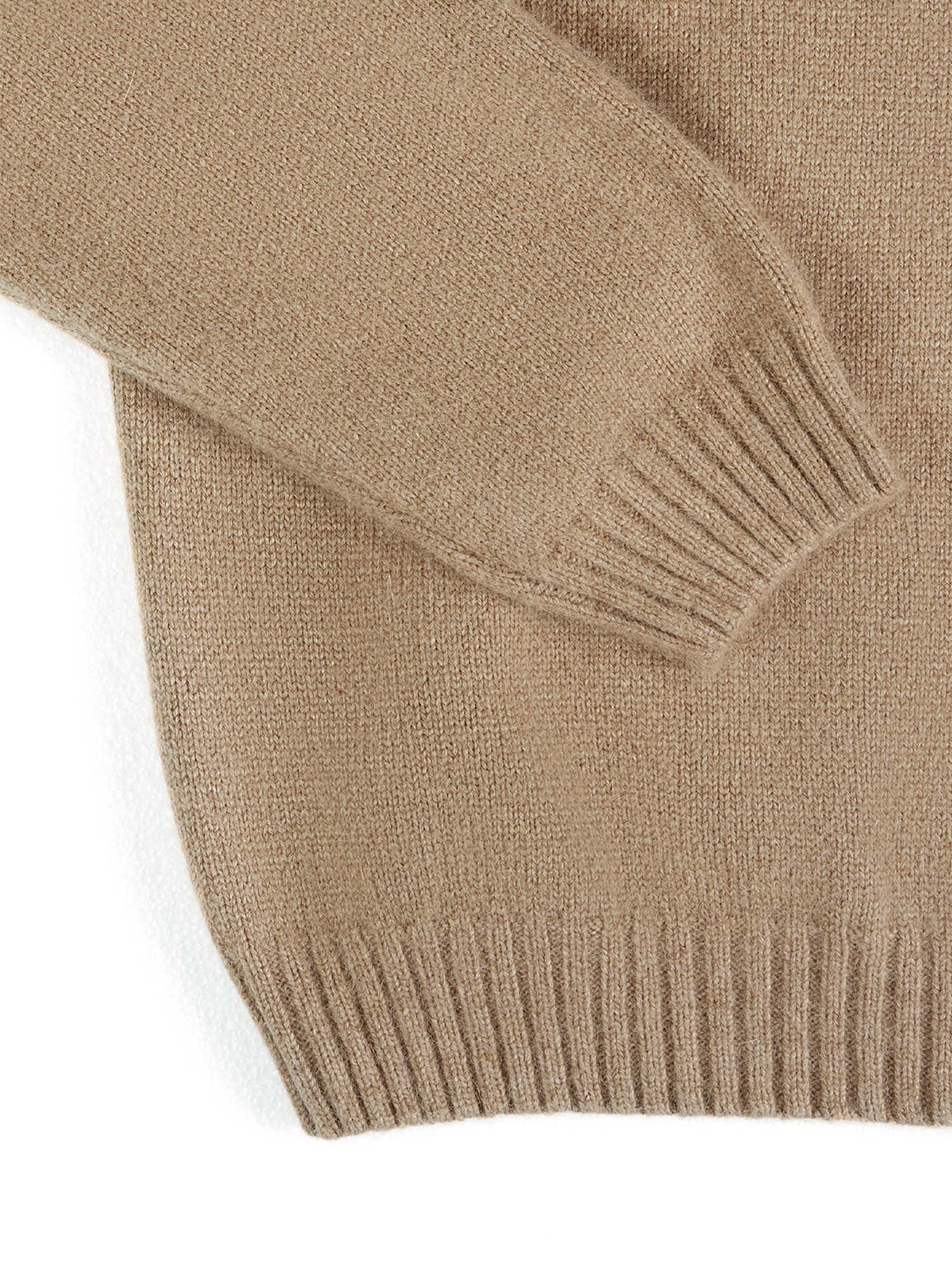 Woolen Rib Knit Raglan Sweater
