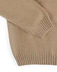 Woolen Rib Knit Raglan Sweater