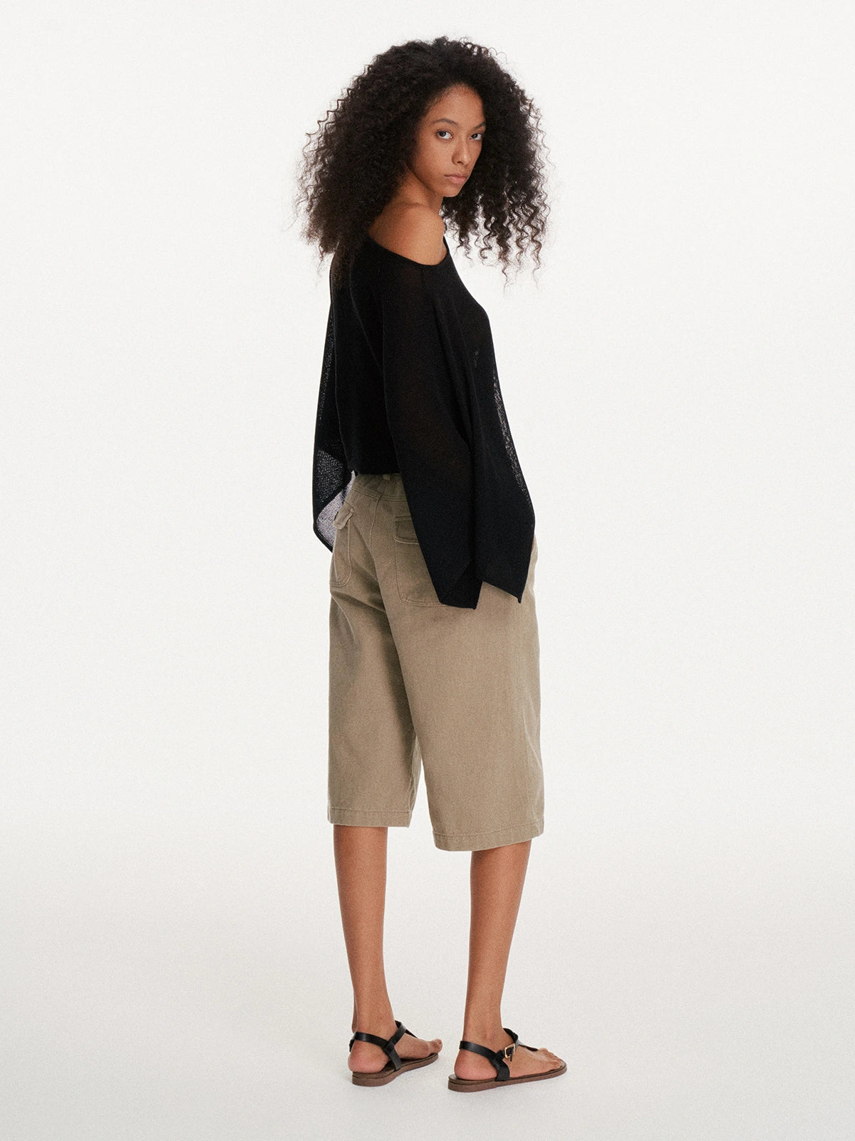 Convertible Off-Shoulder Cape Top
