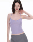 Cowl-Neck Two-Piece Top