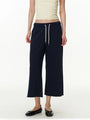 Cropped Wide-Leg Capri Pants