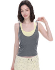 Cross-Back Layered Tank Top
