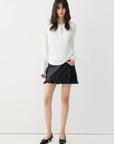 Double-Pocket Henley Long Sleeve Top