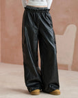 Double-Waist Cargo Wide-Leg Pants