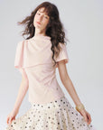 Draped Capelet Top Set