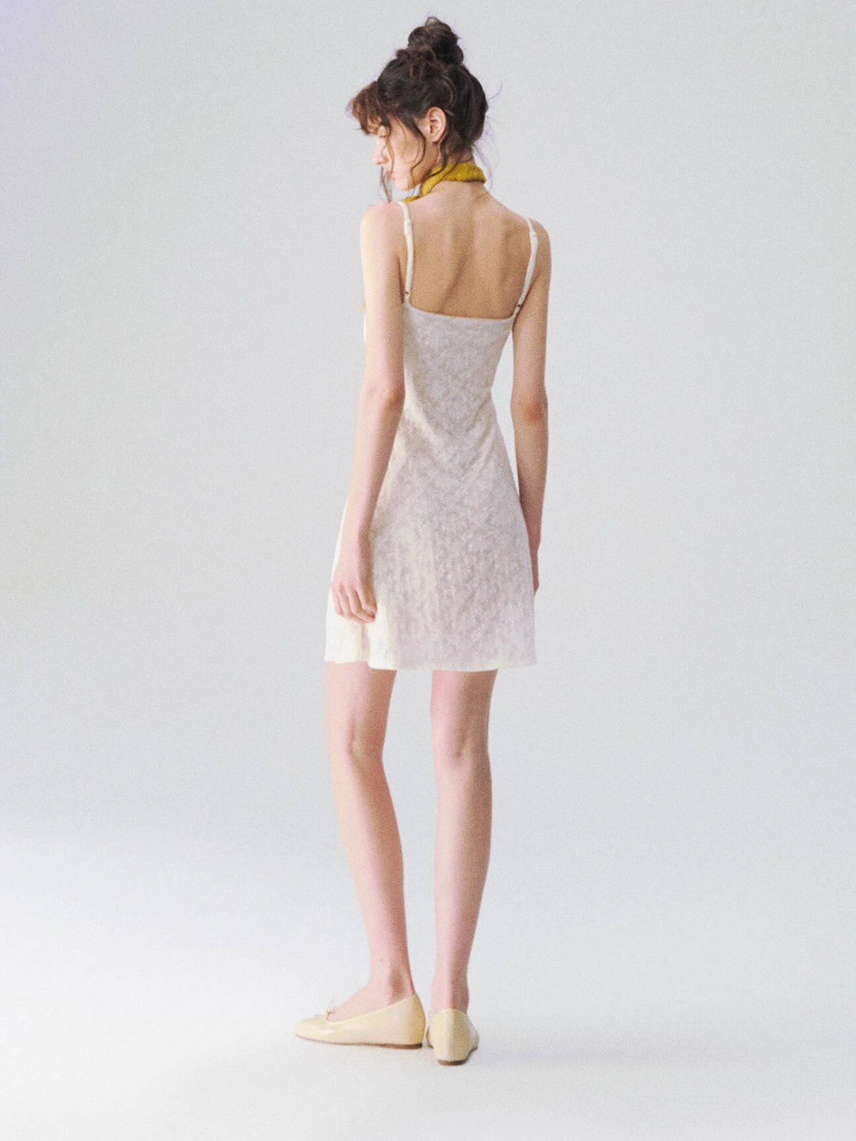 Drawstring Cami Mini Dress