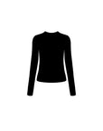 Fitted Crewneck Long-Sleeve Tee