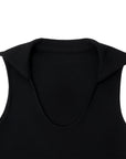 Vintage V-Neck Lapel Tank Top