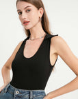 Vintage V-Neck Lapel Tank Top
