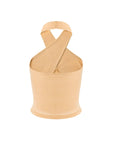 Ruched sides Cross Neck Tank Top
