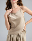 Buffed Silk-like Tank Top