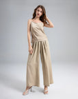 Buffed Silk-like Tank Top