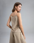 Buffed Silk-like Tank Top