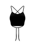 V-Neck Drawstring Tank Top