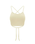V-Neck Drawstring Tank Top