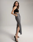 V-Neck Drawstring Tank Top