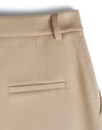 High-Waist Straight Leg Casual Trousers