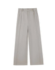 High-Waist Straight Leg Casual Trousers
