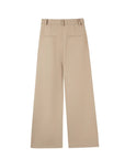 High-Waist Straight Leg Casual Trousers