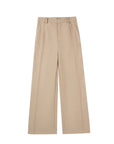 High-Waist Straight Leg Casual Trousers