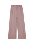 High-Waist Straight Leg Casual Trousers