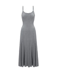 Back Hollow Slip Maxi Dress