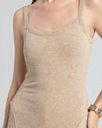 Back Hollow Slip Maxi Dress