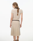 A-Line Midi Skirt