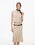 A-Line Midi Skirt