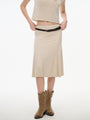 A-Line Midi Skirt