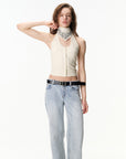 Halter Tank with Open Back