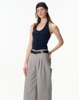 Halter Tank with Open Back