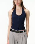 Halter Tank with Open Back