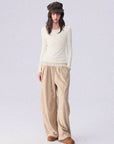Layered Lace-Trim Long-Sleeve Top