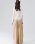 Layered Lace-Trim Long-Sleeve Top