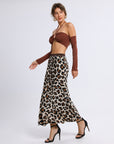 Leopard Maxi Skirt
