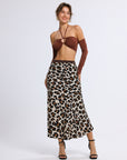 Leopard Maxi Skirt