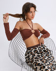 Leopard Maxi Skirt