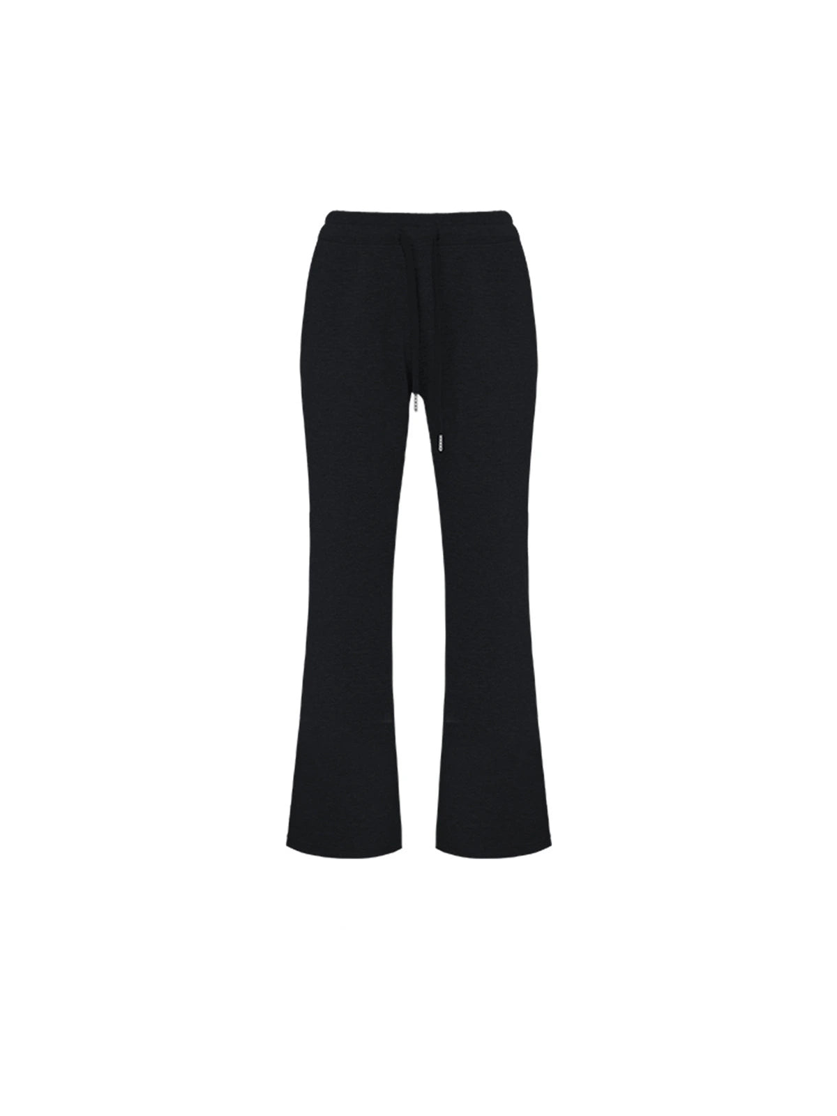 Low-Rise Drawstring Flared Sweatpants