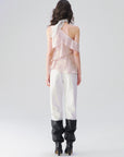 One-Shoulder Ruffle Top