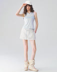 Polka Dot A-Line Skort