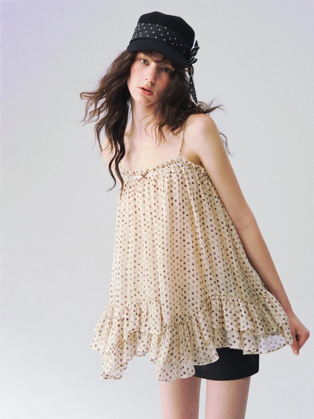 Polka Dot Swing Cami