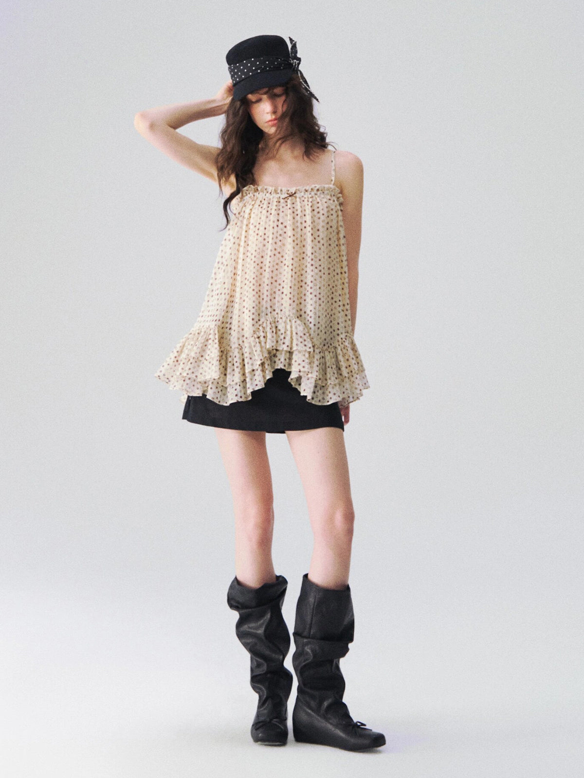 Polka Dot Swing Cami