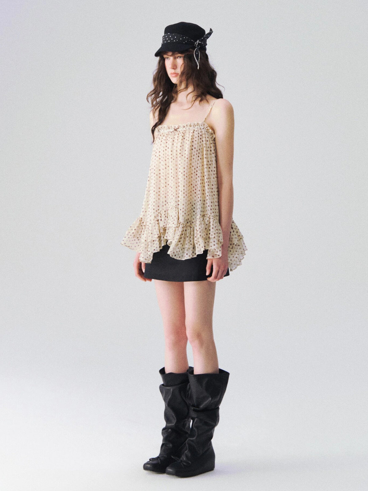 Polka Dot Swing Cami