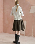 Reversible Stand-Collar Drawstring Vest