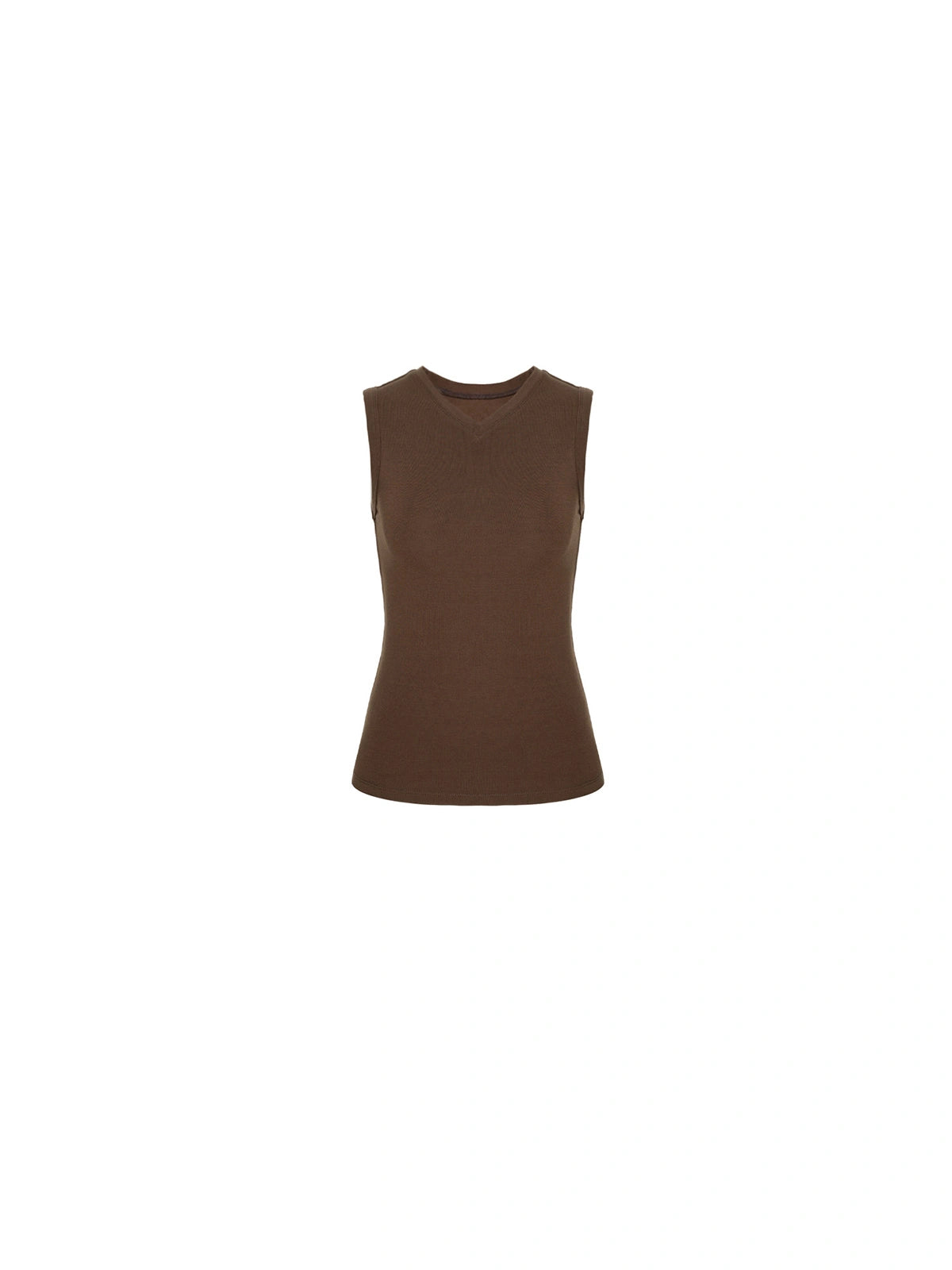 Sweetheart-Neck Sleeveless Top