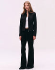 Two-Way Zip Stand-Collar Jacket