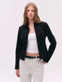 Two-Way Zip Stand-Collar Jacket